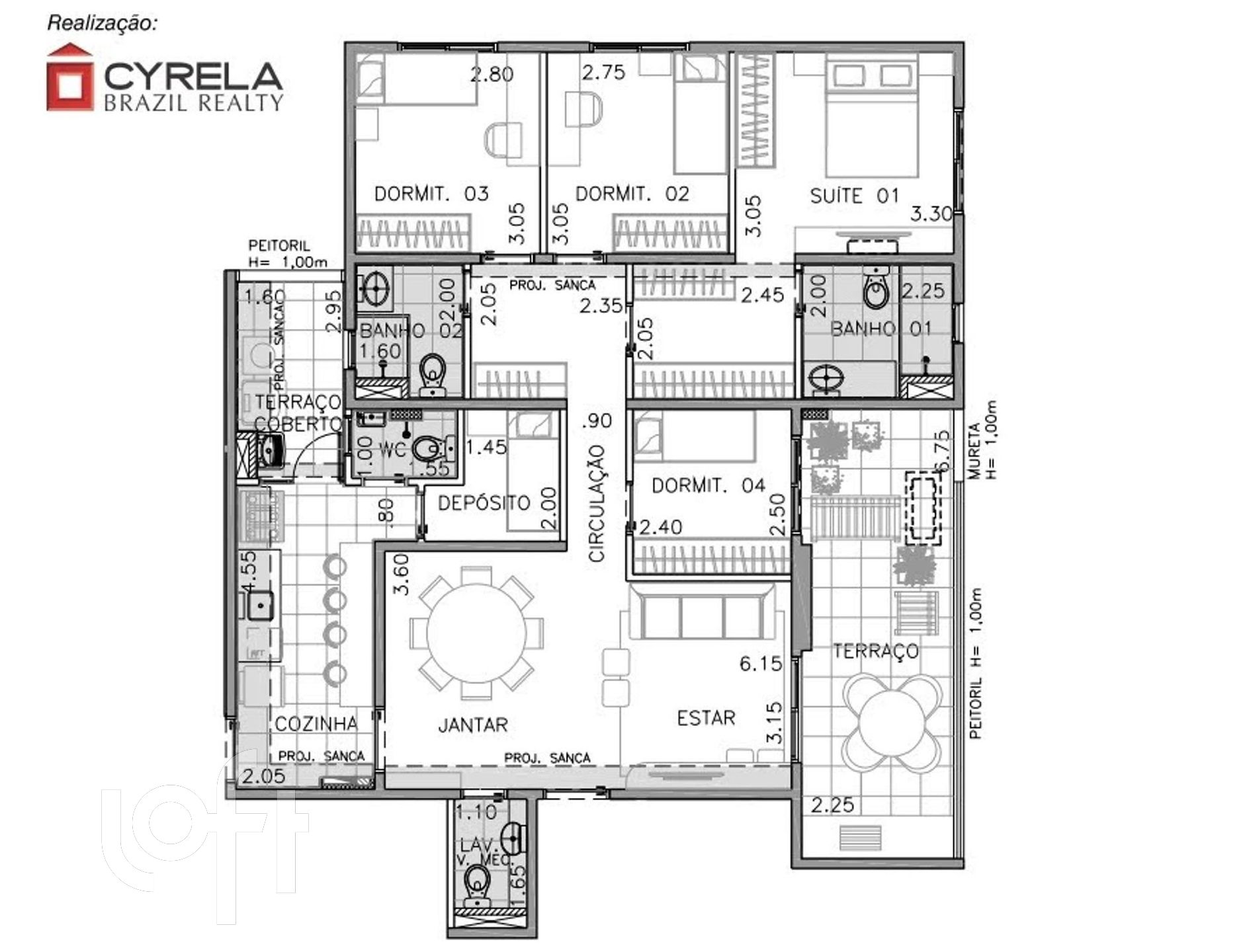 Apartamento à venda com 3 quartos, 125m² - Foto 13