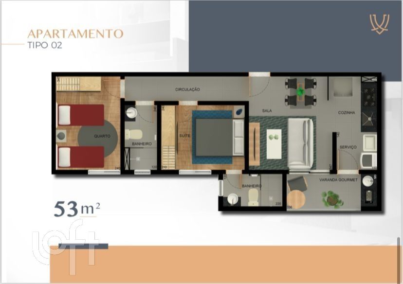 Apartamento à venda com 2 quartos, 51m² - Foto 15