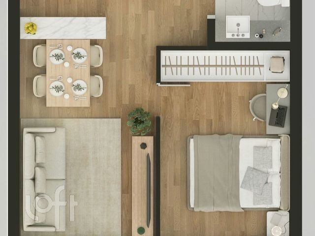 Apartamento com 33m², 1 dormitório, Bom Fim em Porto Alegre