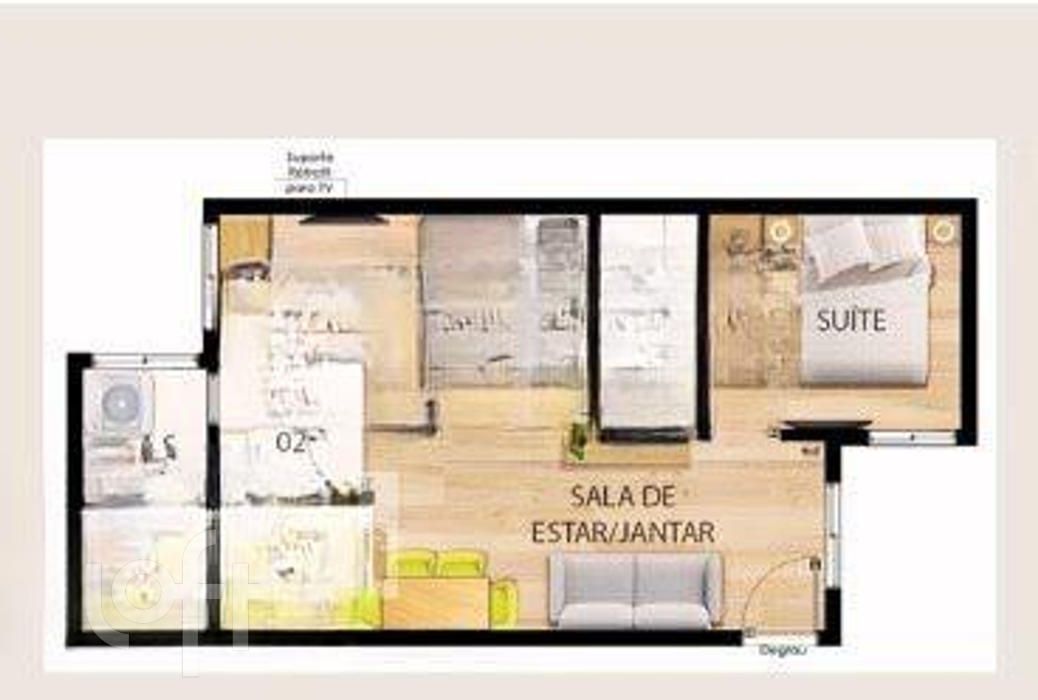 Apartamento à venda com 2 quartos, 43m² - Foto 6