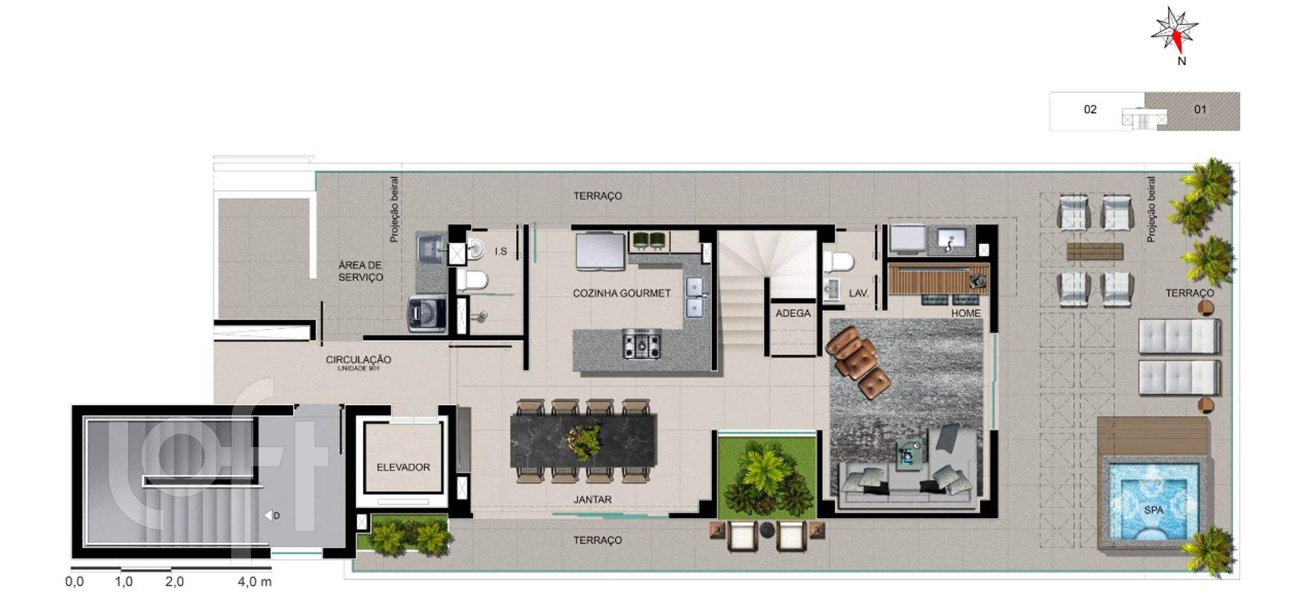 Apartamento à venda com 3 quartos, 143m² - Foto 7