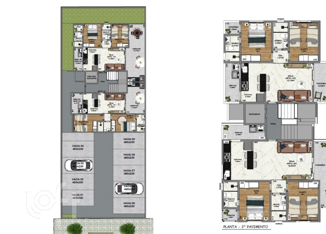 Apartamento à venda com 2 quartos, 72m² - Foto 1