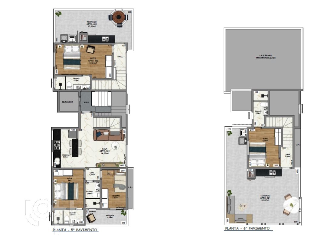 Apartamento à venda com 2 quartos, 72m² - Foto 3