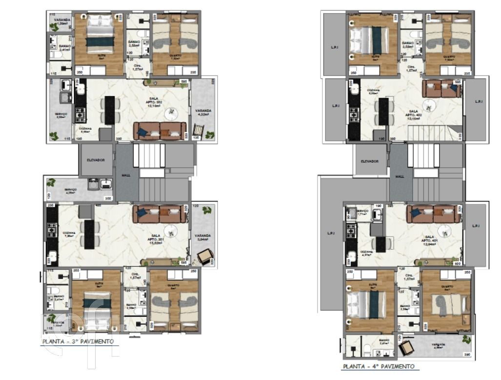 Apartamento à venda com 2 quartos, 72m² - Foto 2