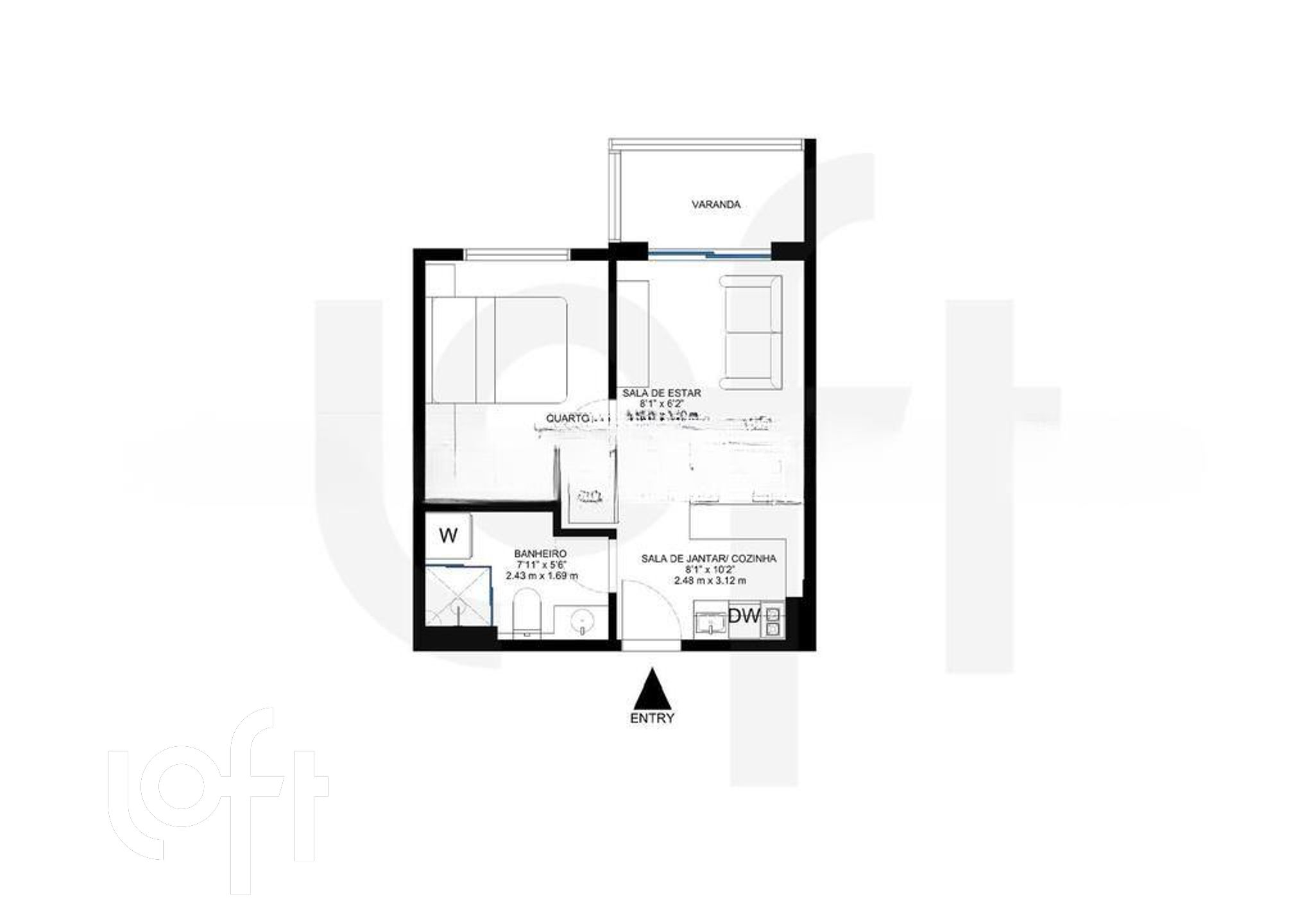 Apartamento à venda com 1 quarto, 33m² - Foto 14