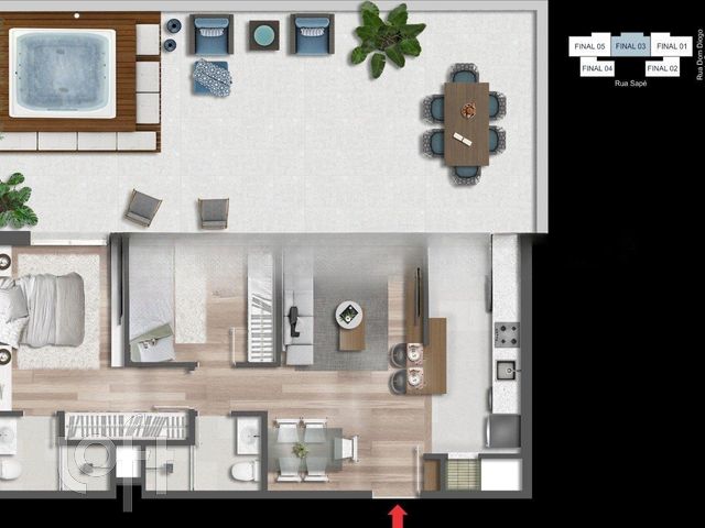 Apartamento com 135m², 2 dormitórios, 1 suíte, 1 vaga, Cristo Redentor em Porto Alegre