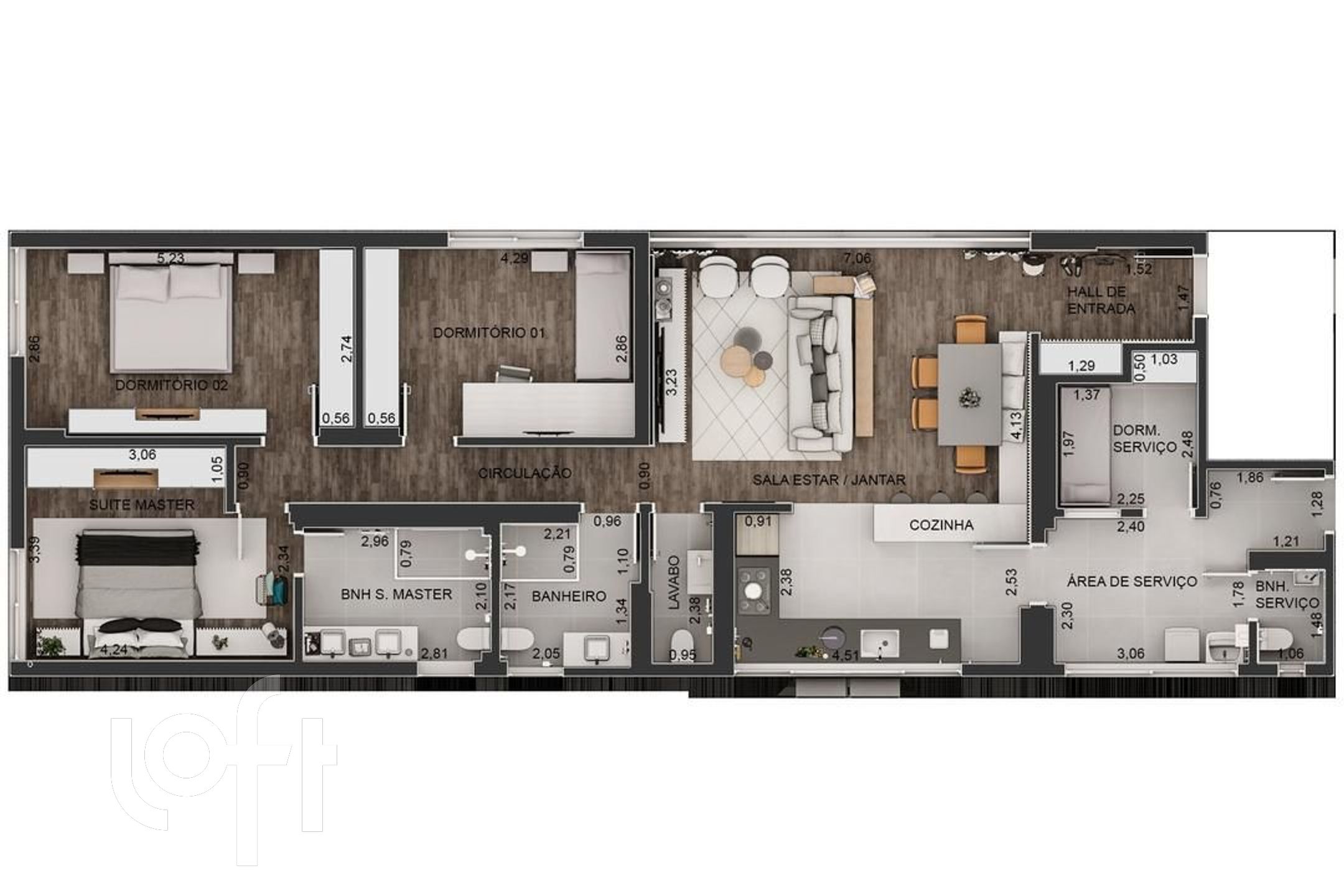 Apartamento à venda com 3 quartos, 140m² - Foto 36