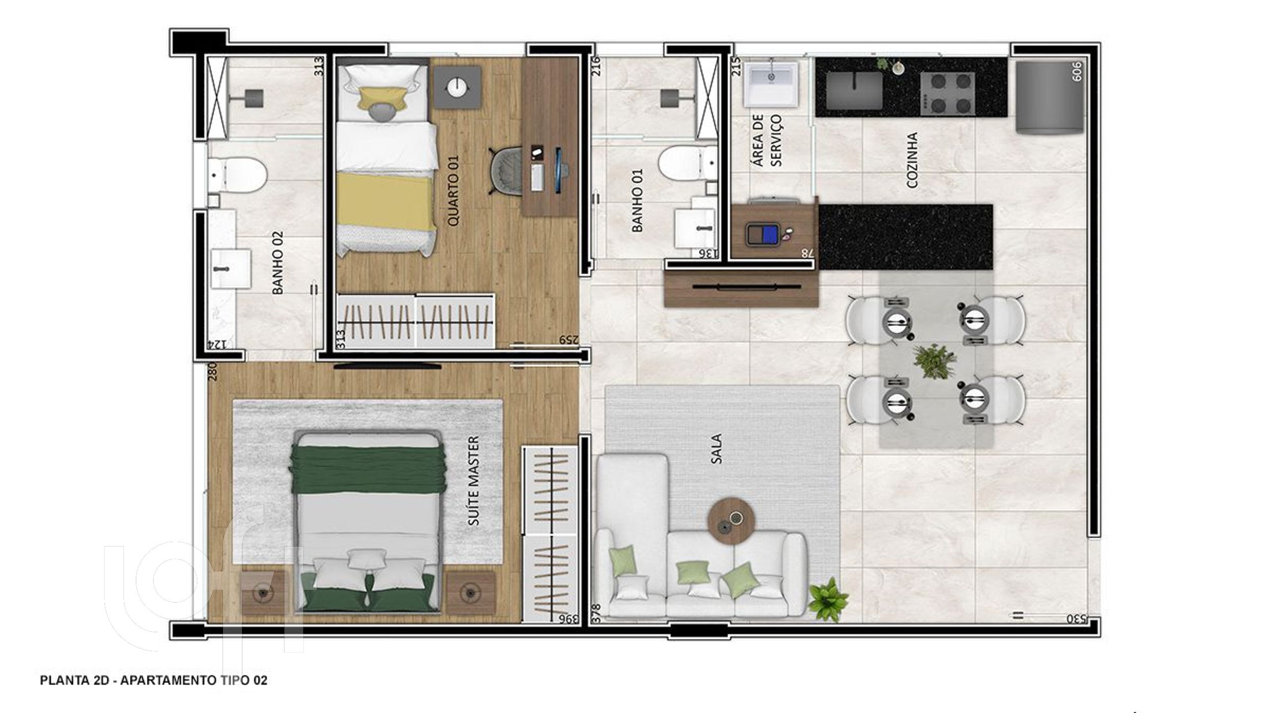 Apartamento à venda com 2 quartos, 131m² - Foto 15