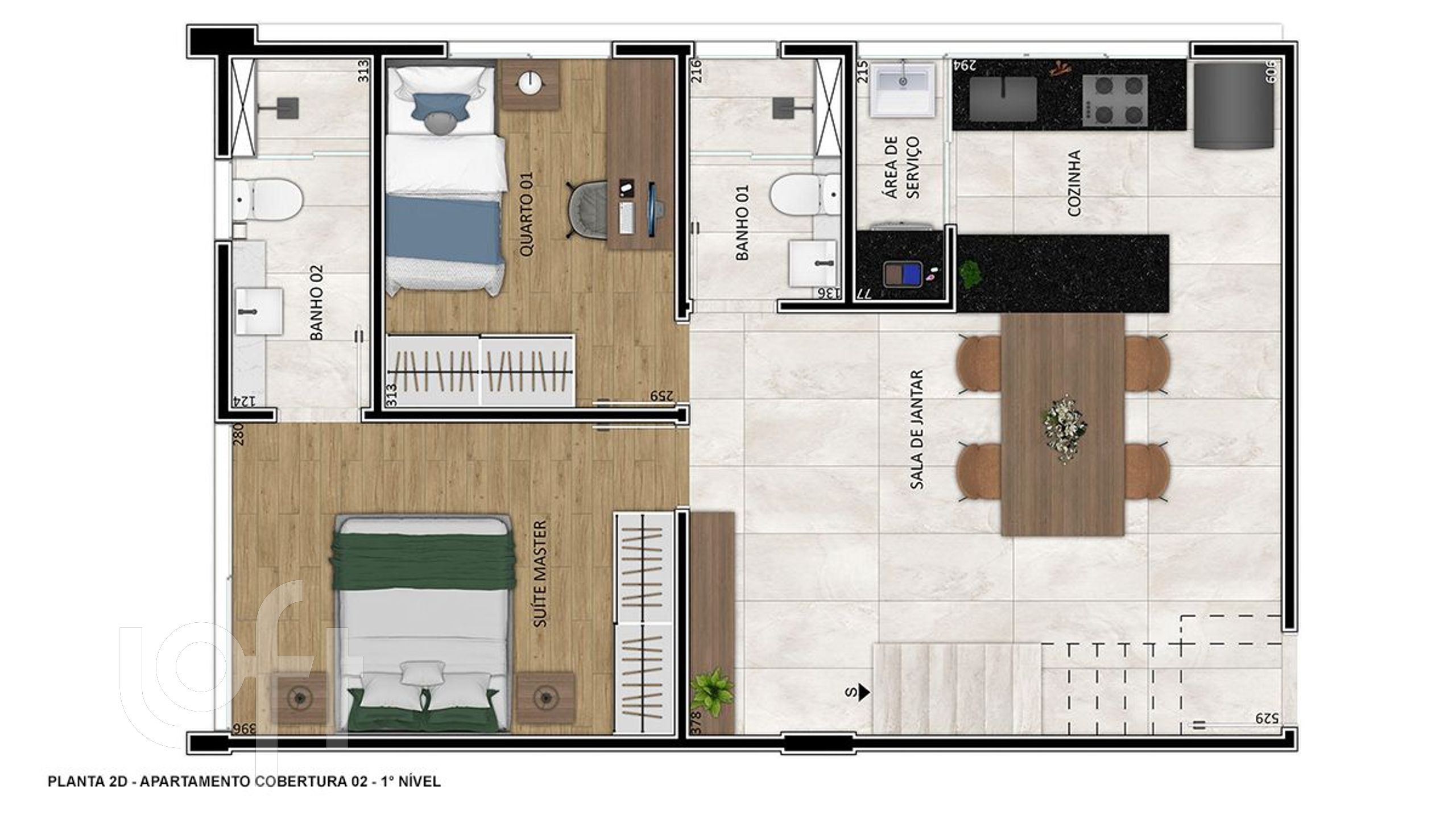 Apartamento à venda com 2 quartos, 131m² - Foto 11