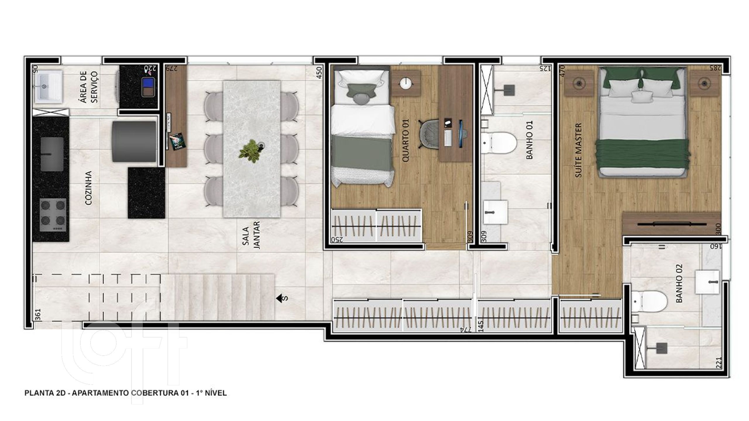 Apartamento à venda com 2 quartos, 131m² - Foto 9