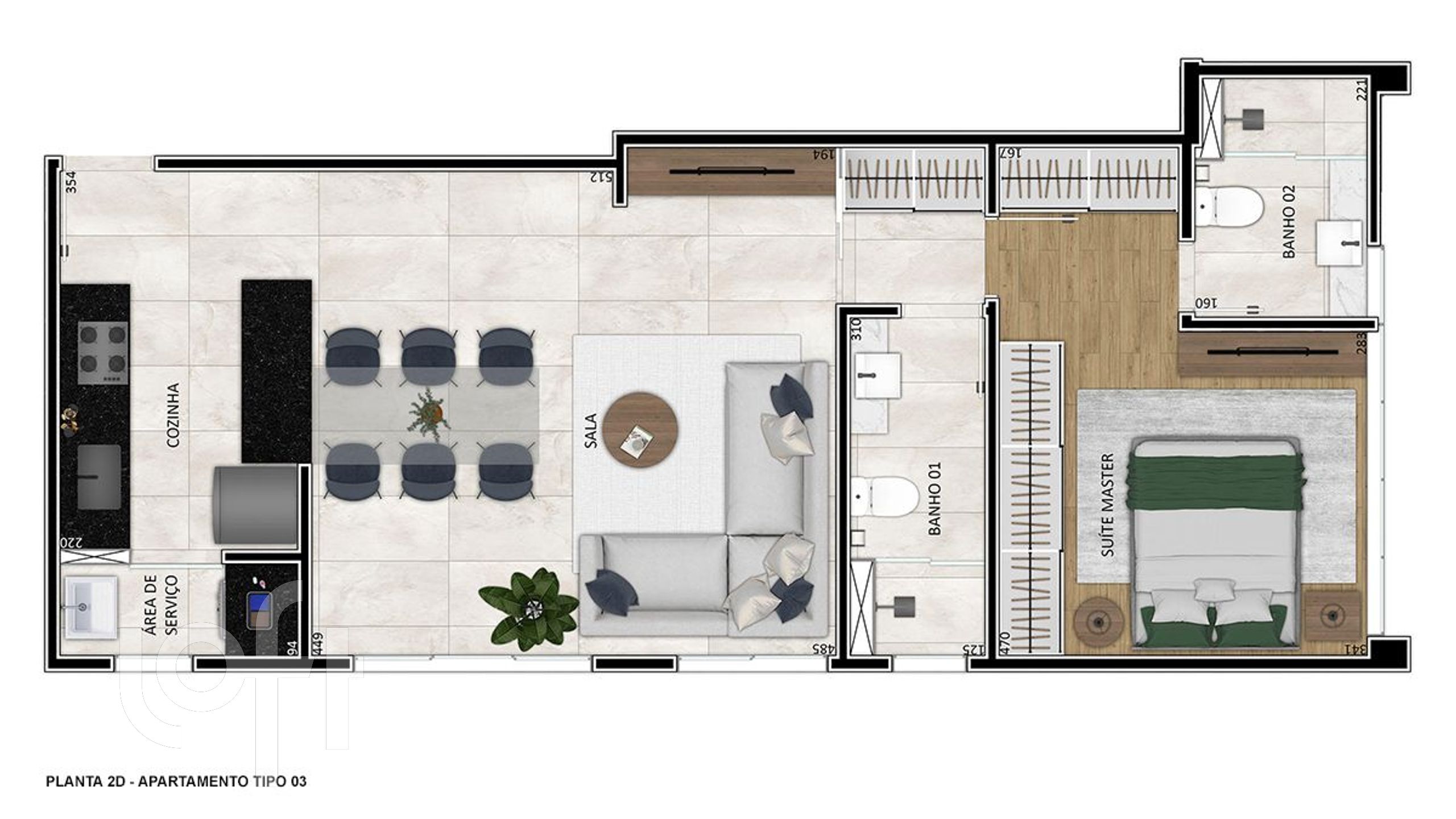 Apartamento à venda com 2 quartos, 131m² - Foto 16