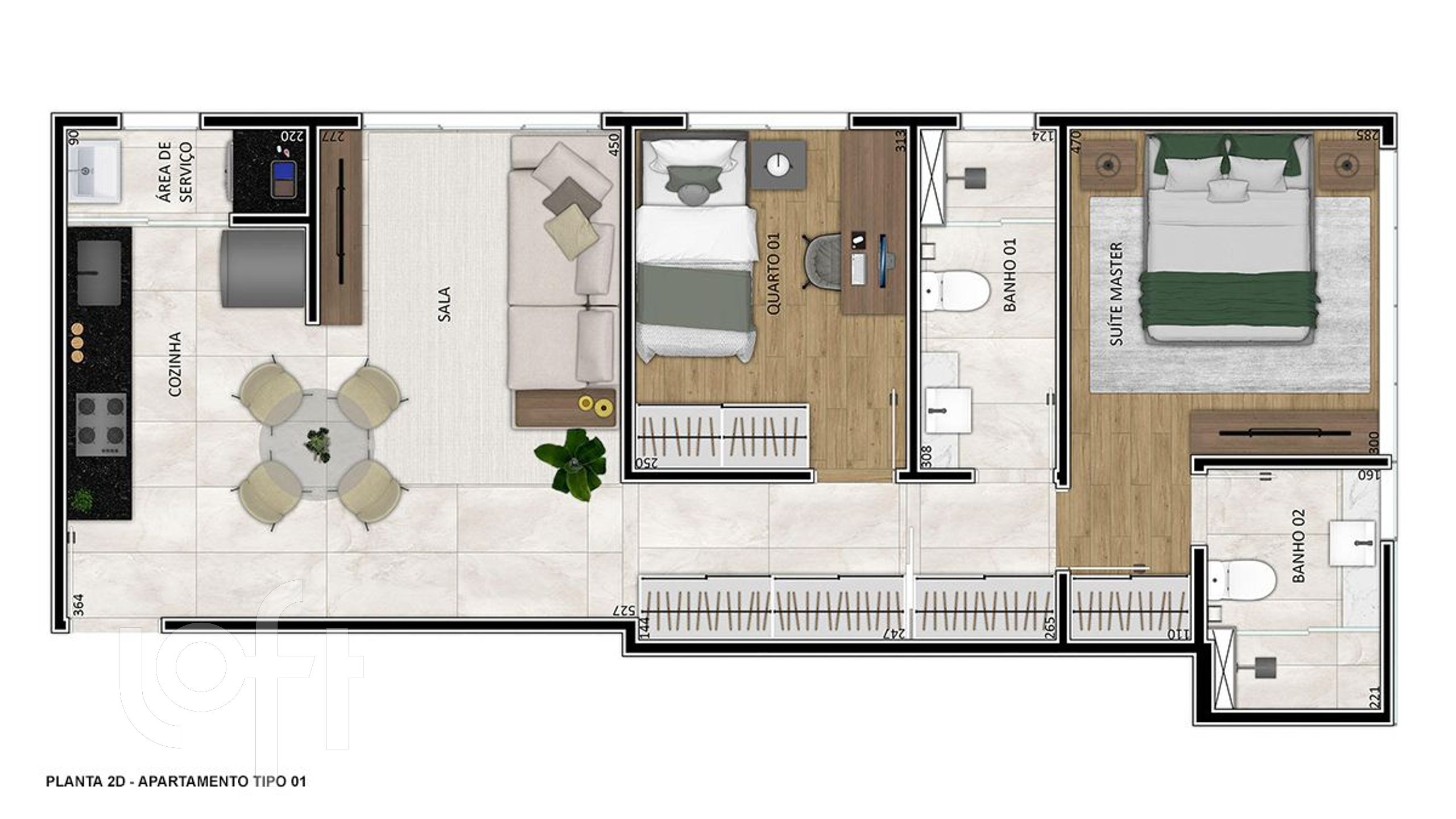 Apartamento à venda com 2 quartos, 131m² - Foto 14