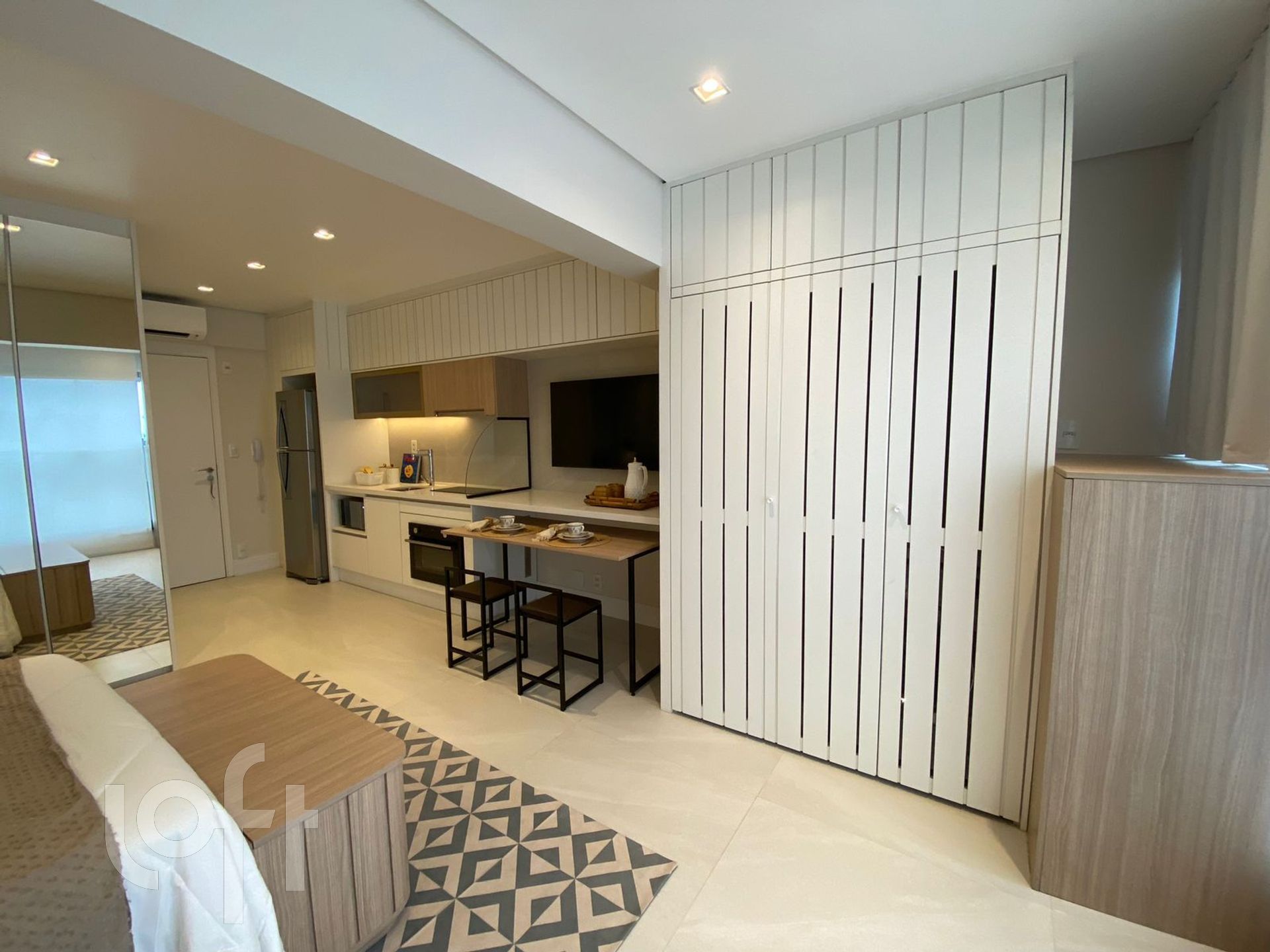 Apartamento à venda em Indianópolis com 35 m², 1 q