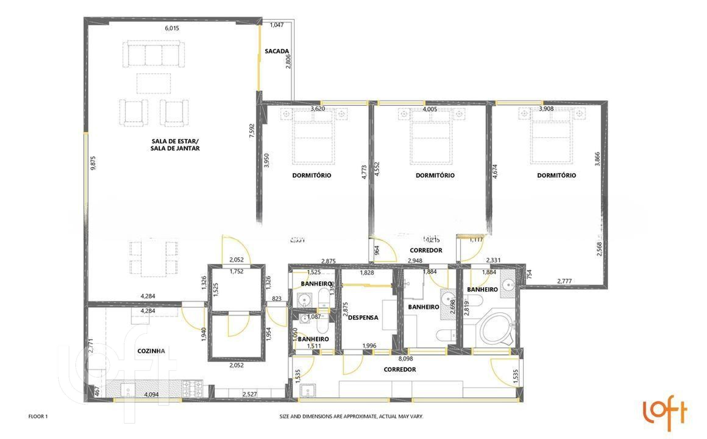 Apartamento à venda com 3 quartos, 210m² - Foto 36