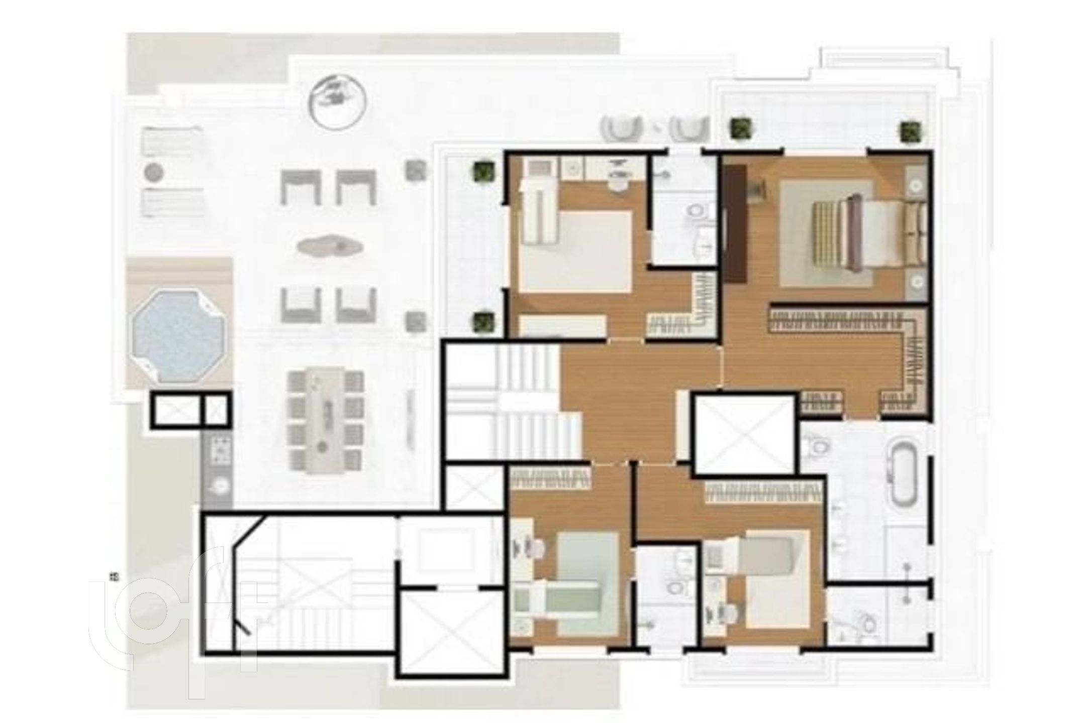 Apartamento à venda com 3 quartos, 223m² - Foto 32