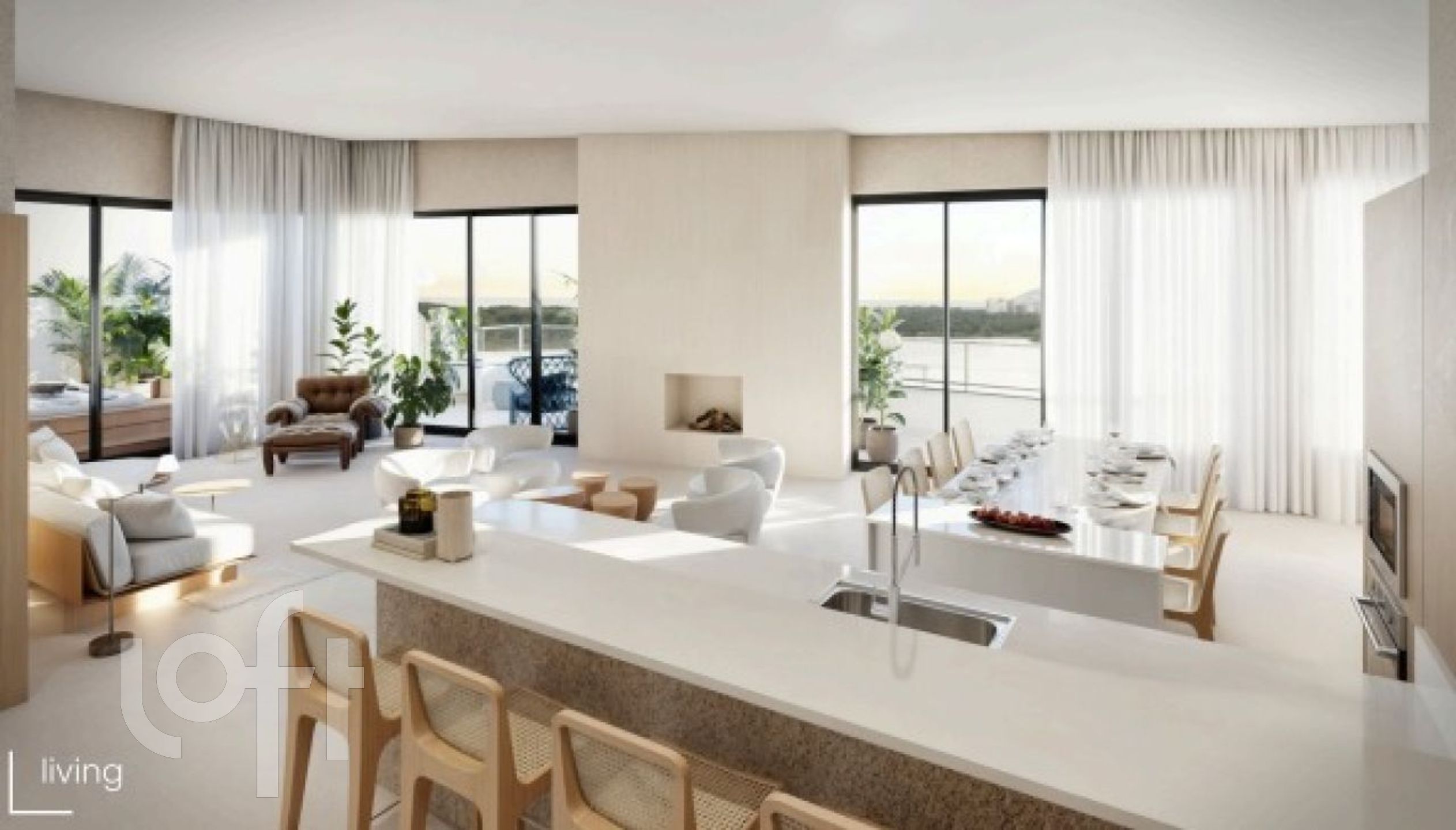 Apartamento à venda em Lagoa Pequena com 303 m², 3 quartos, 3 suítes, 3 vagas