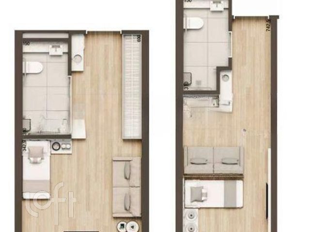 Apartamento com 25m², 1 dormitório, 1 suíte, Três Figueiras em Porto Alegre
