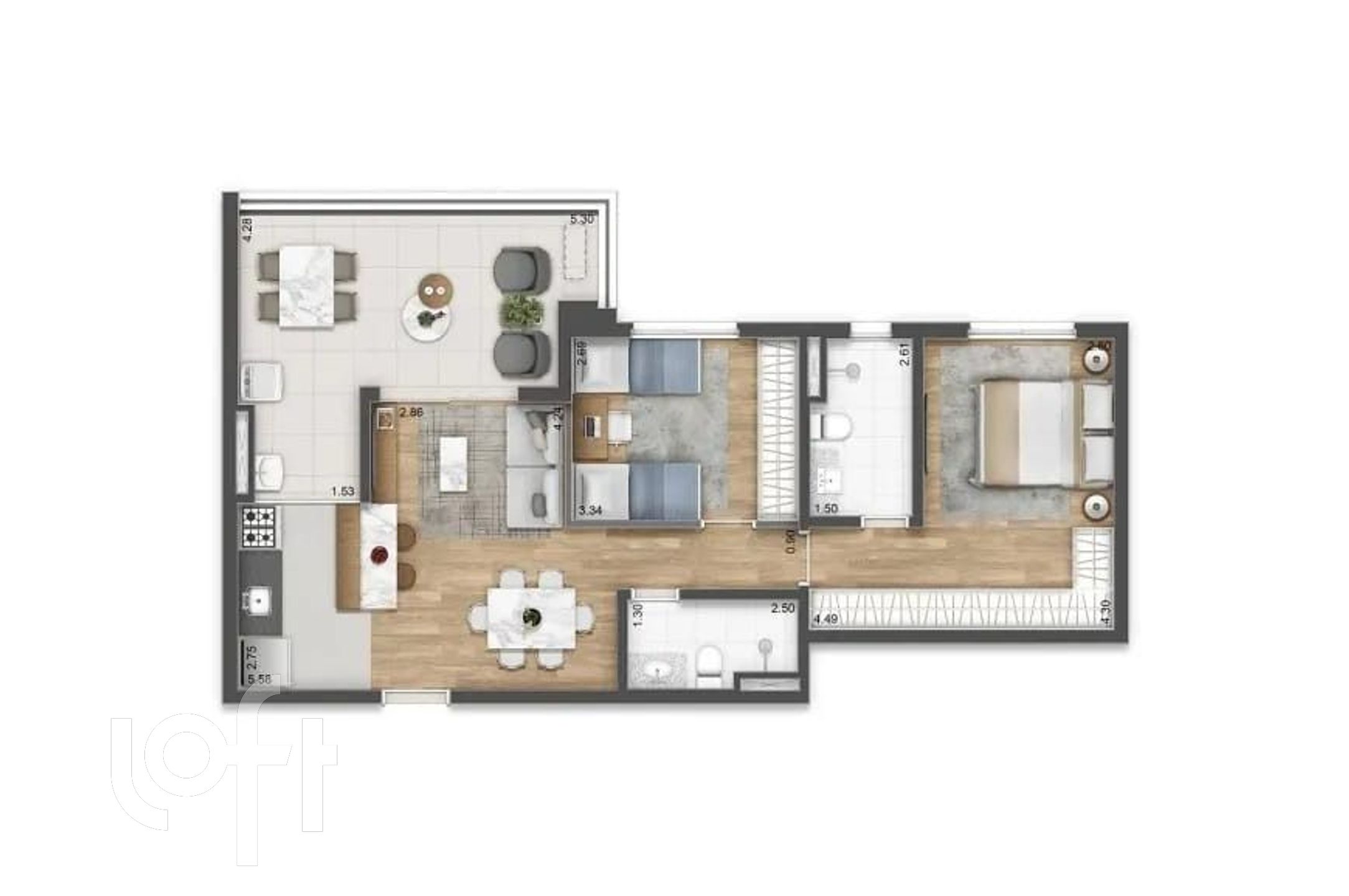 Apartamento à venda com 2 quartos, 81m² - Foto 5