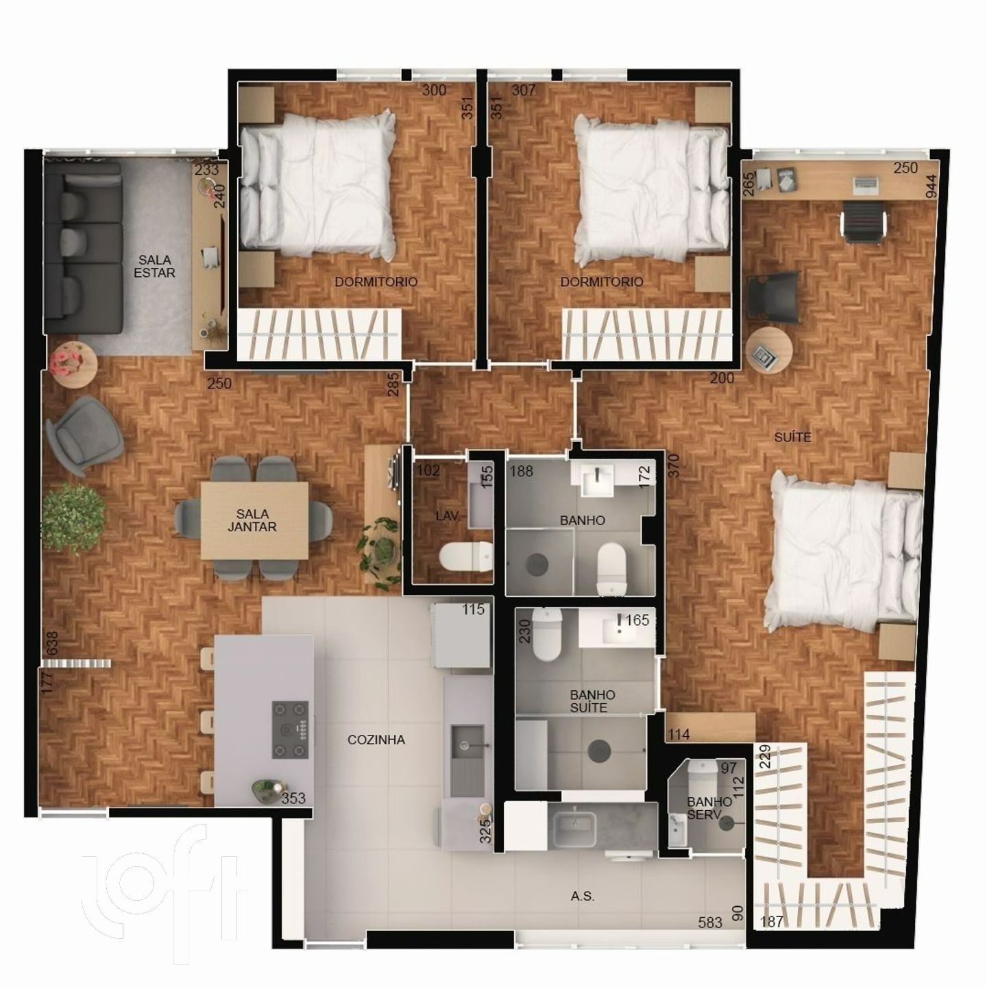 Apartamento à venda com 2 quartos, 120m² - Foto 9