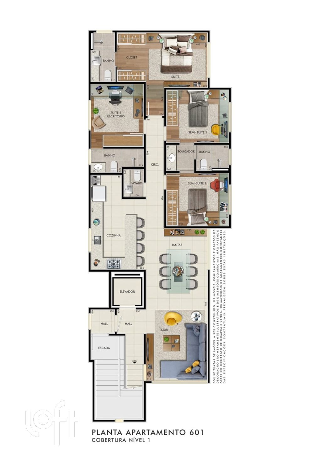 Apartamento à venda com 4 quartos, 228m² - Foto 6