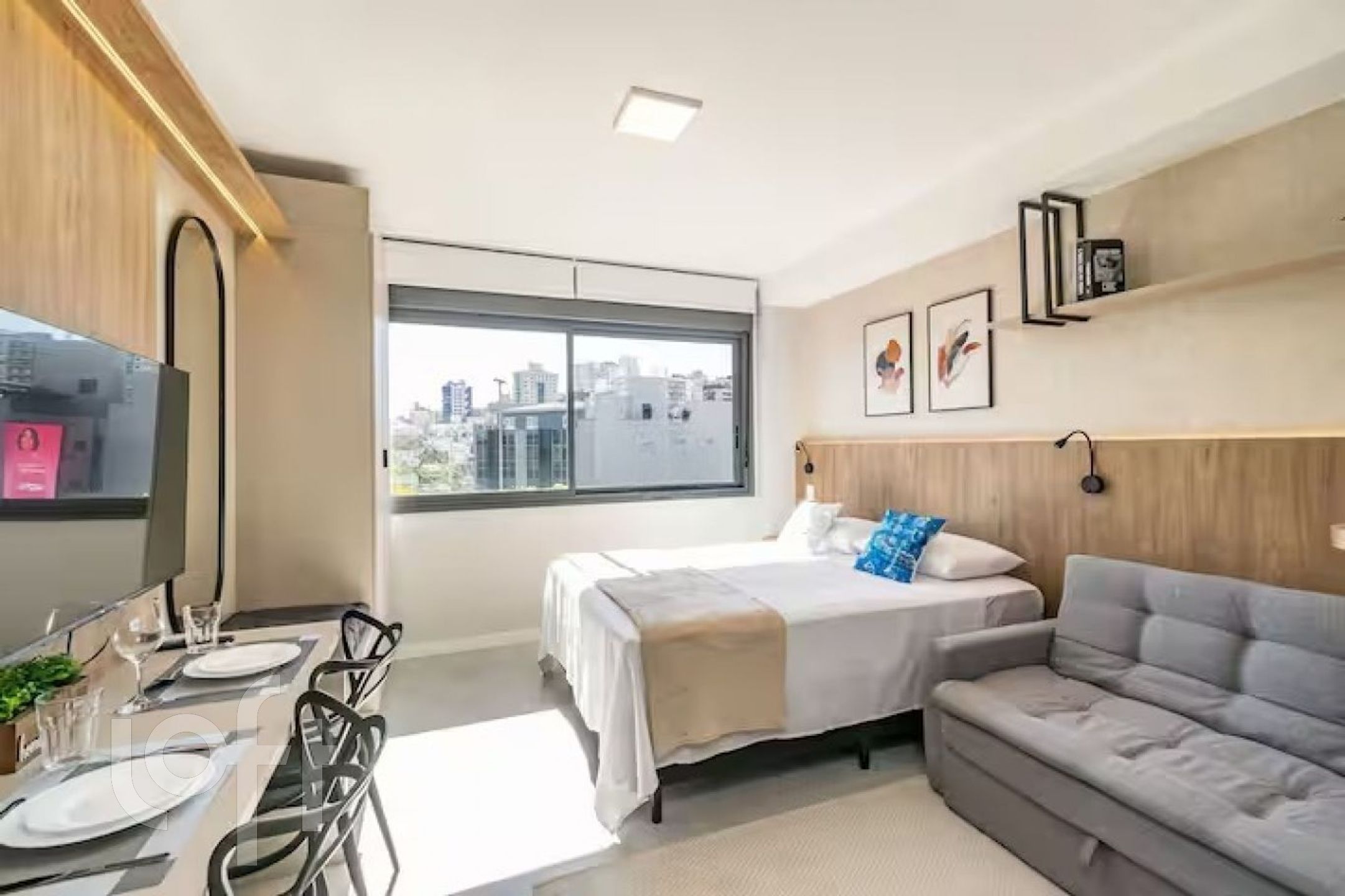 Apartamento com 24m², 1 dormitório, Rio Branco em Porto Alegre