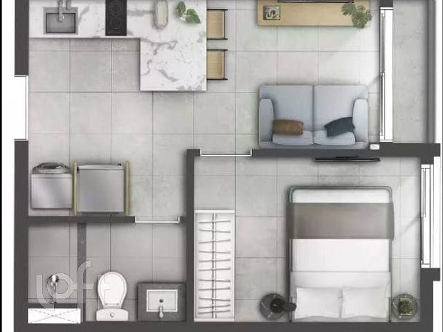 Apartamento com 29m², 1 dormitório, Boa Vista em Porto Alegre