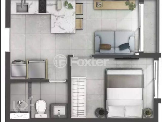 Apartamento com 29m², 1 dormitório, Boa Vista em Porto Alegre