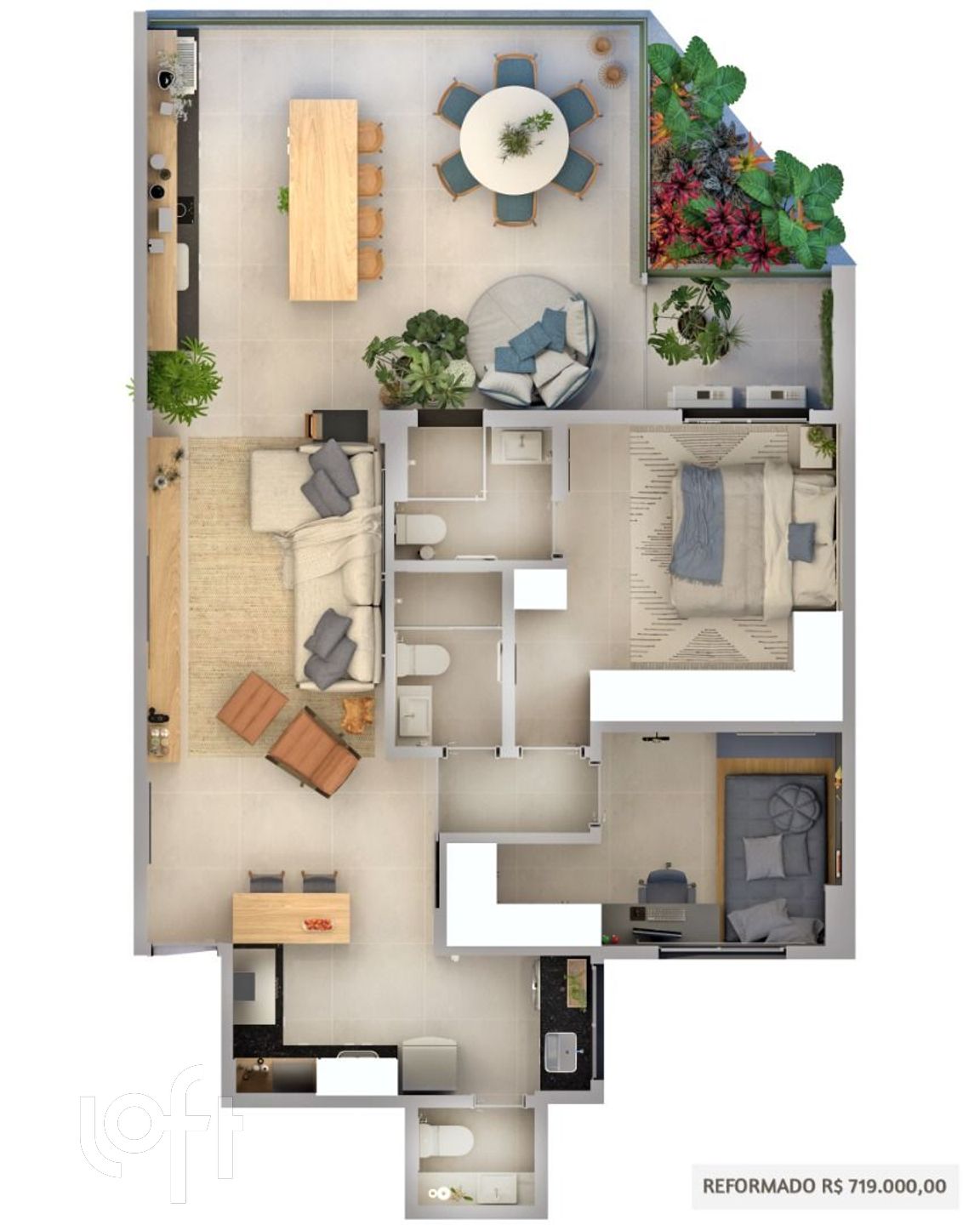 Apartamento à venda com 2 quartos, 110m² - Foto 24