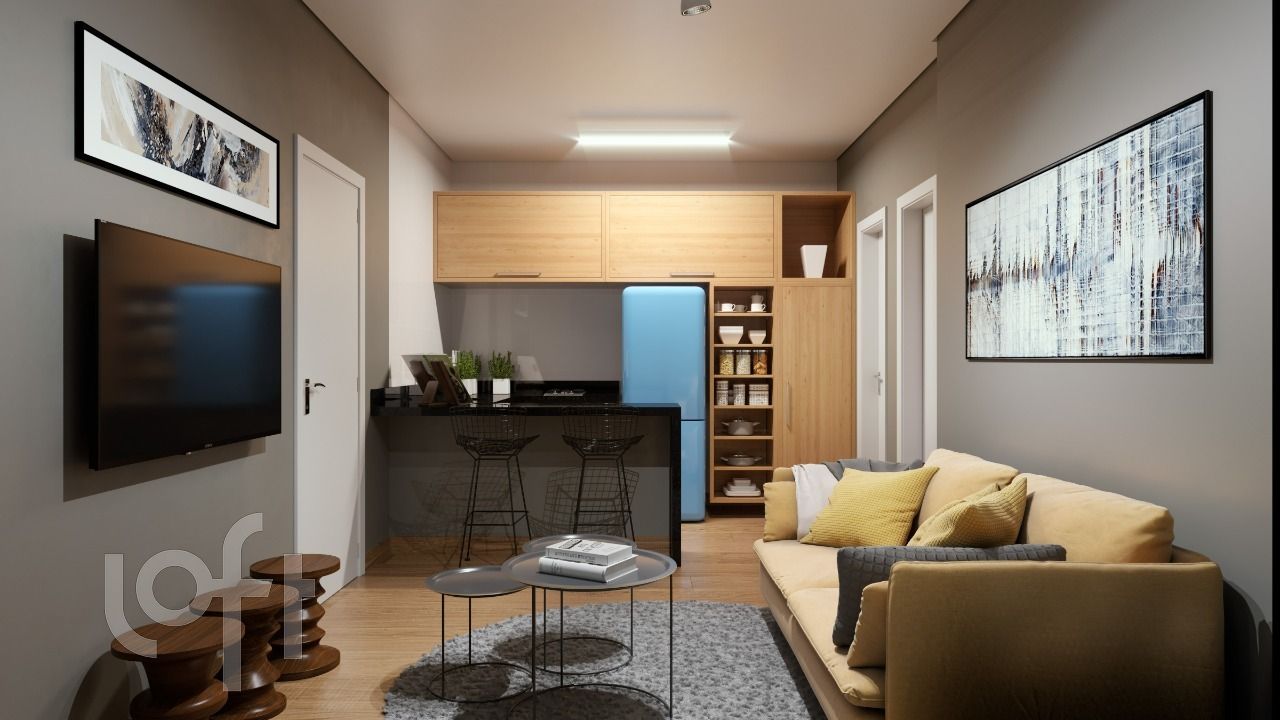 Apartamento à venda com 1 quarto, 30m² - Foto 1