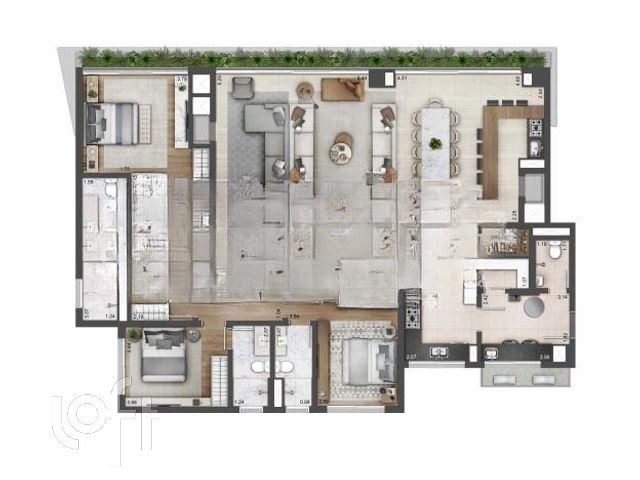 Apartamento com 202m², 3 dormitórios, 3 suítes, 3 vagas, Jardim Europa em Porto Alegre