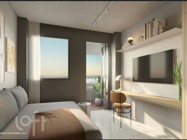 Apartamento com 20m², 1 dormitório, 1 vaga, Menino Deus em Porto Alegre