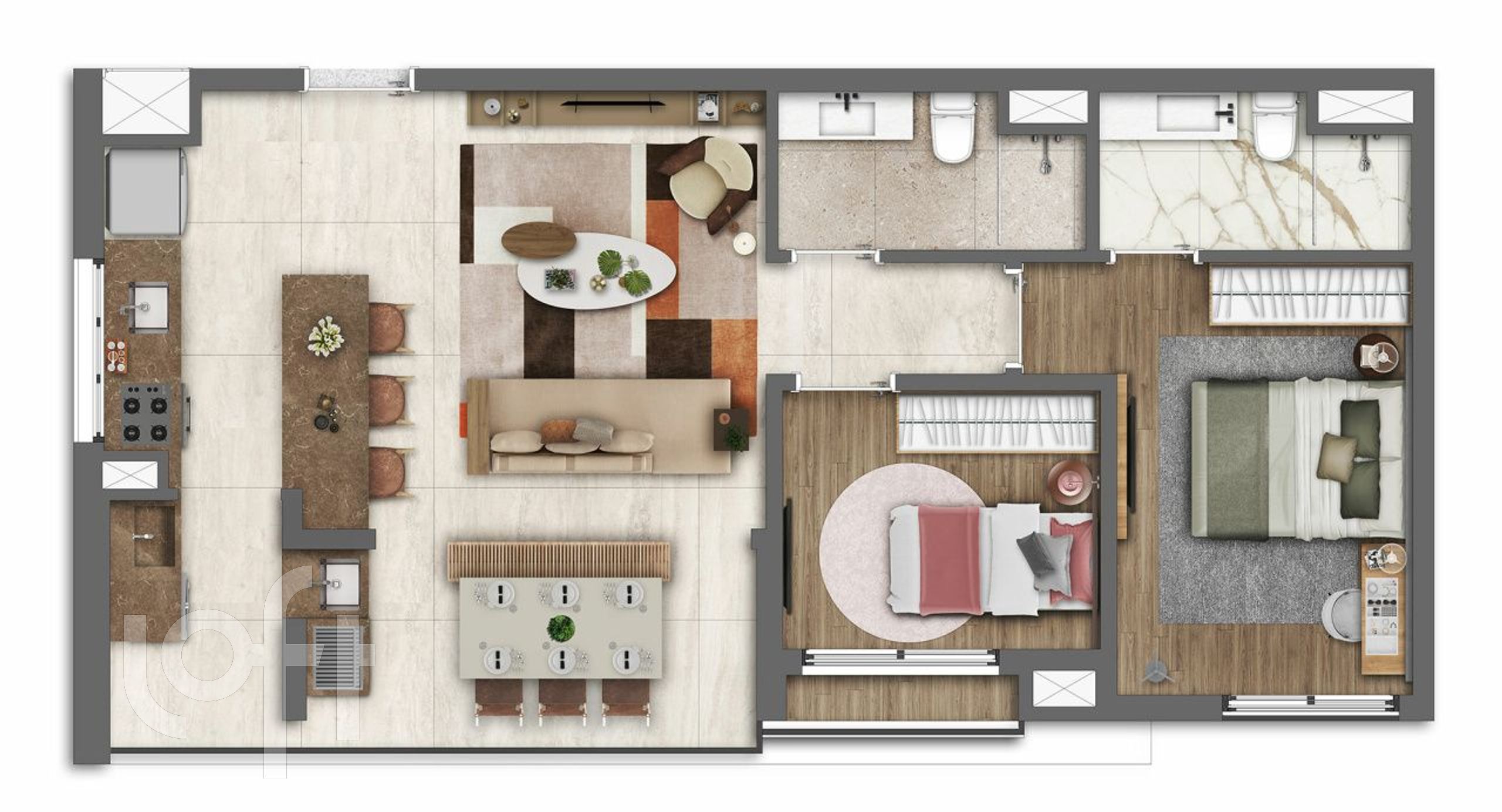 Apartamento à venda com 2 quartos, 72m² - Foto 15