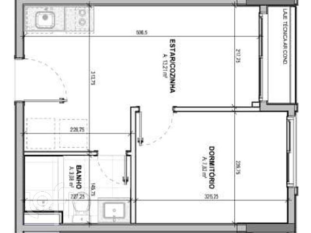 Apartamento com 29m², 1 dormitório, Boa Vista em Porto Alegre