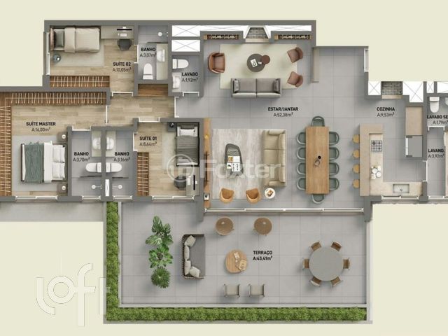 Apartamento com 174m², 3 dormitórios, 3 suítes, 2 vagas, Petrópolis em Porto Alegre