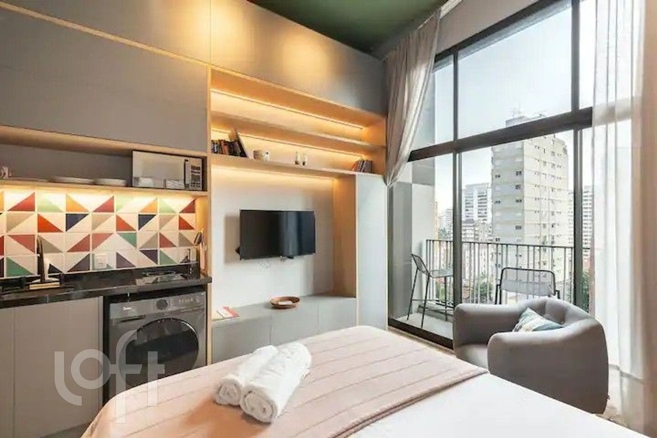 Apartamento à venda com 1 quarto, 27m² - Foto 3