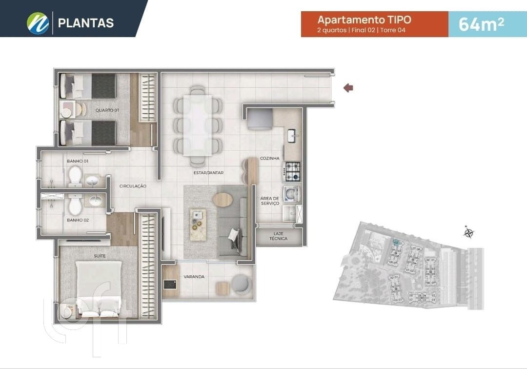 Apartamento à venda com 2 quartos, 73m² - Foto 10