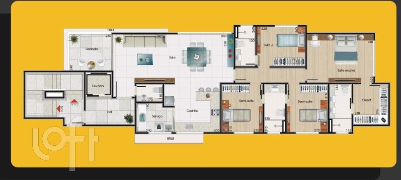 Apartamento à venda com 4 quartos, 138m² - Foto 9