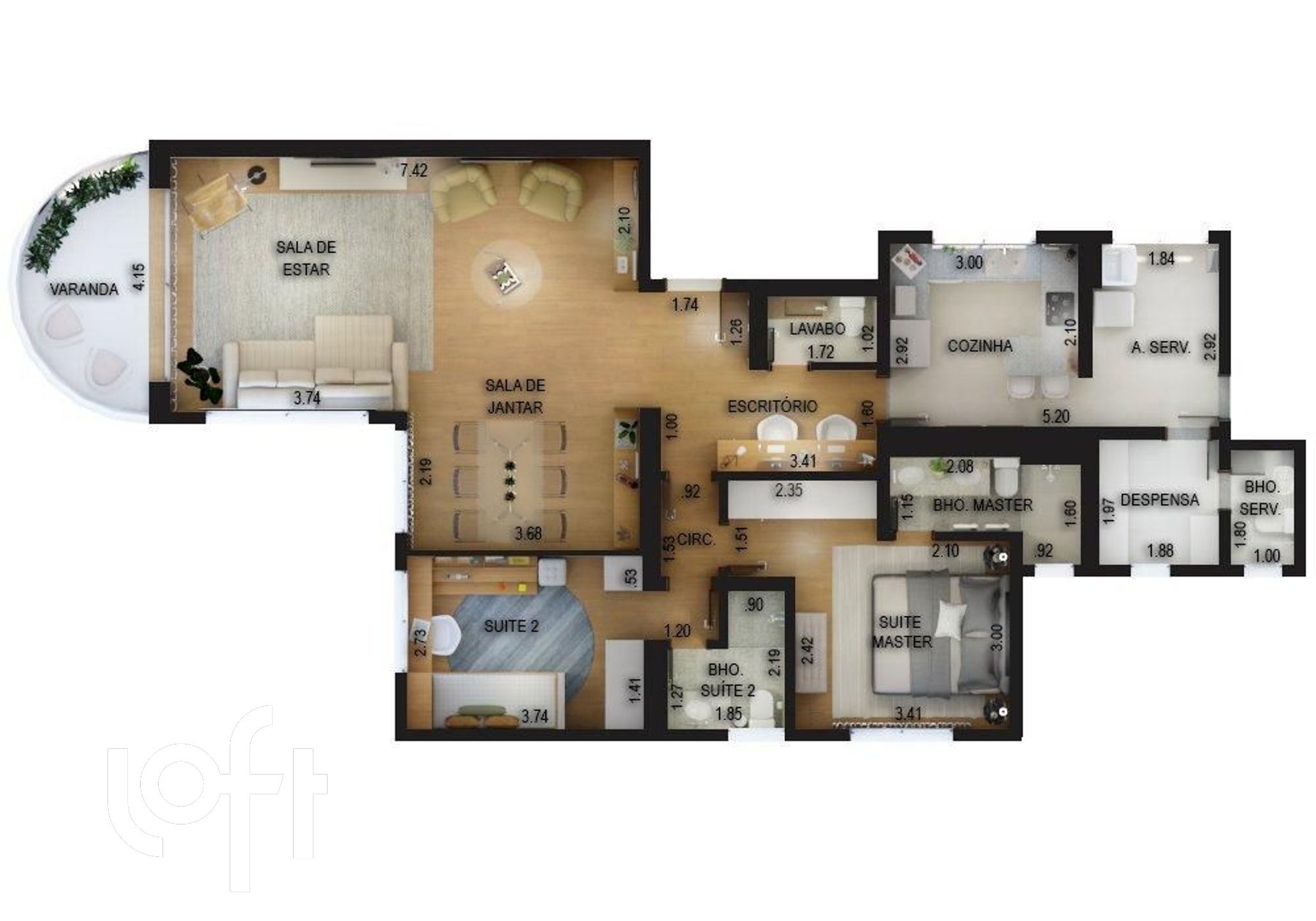 Apartamento à venda com 2 quartos, 126m² - Foto 23