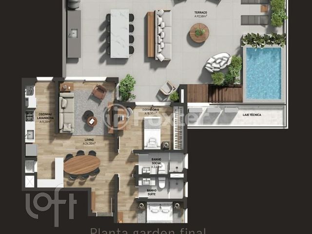 Apartamento com 186m², 2 dormitórios, 2 suítes, 1 vaga, Petrópolis em Porto Alegre