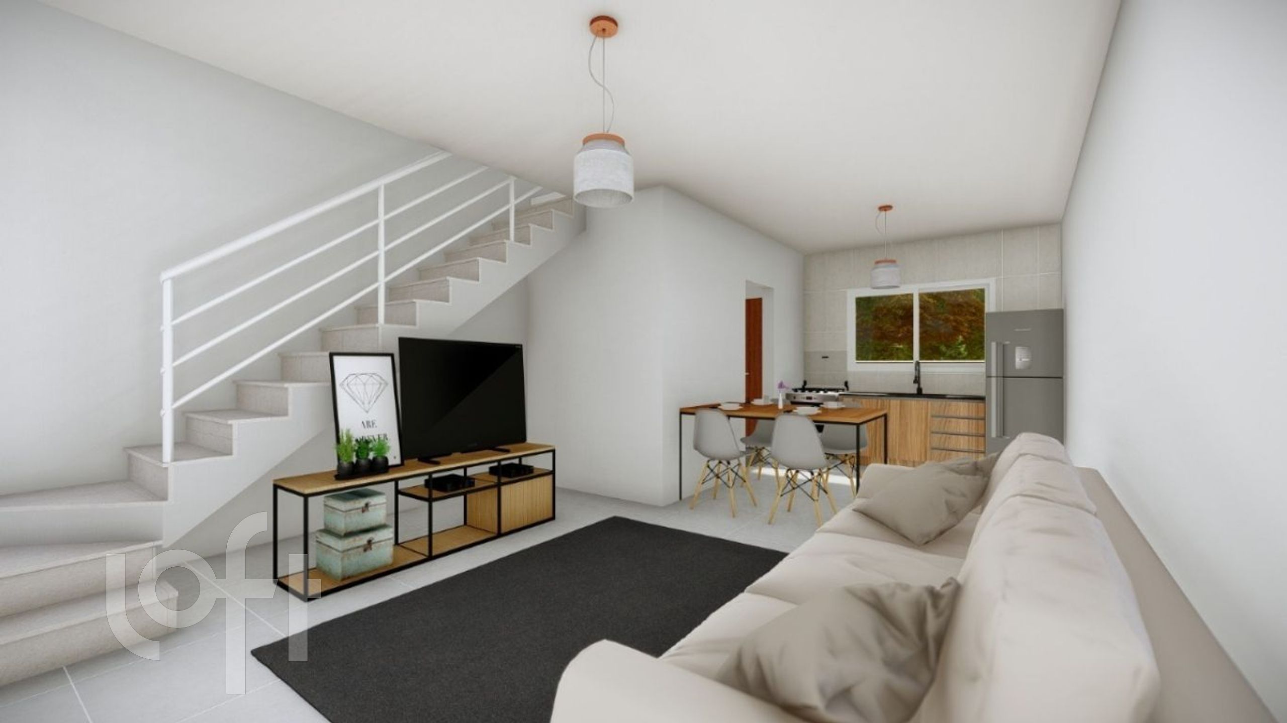 Casa à venda em Bela Vista com 73 m², 2 quartos, 2 vagas