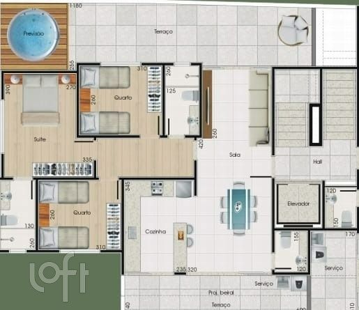 Apartamento à venda com 4 quartos, 103m² - Foto 3