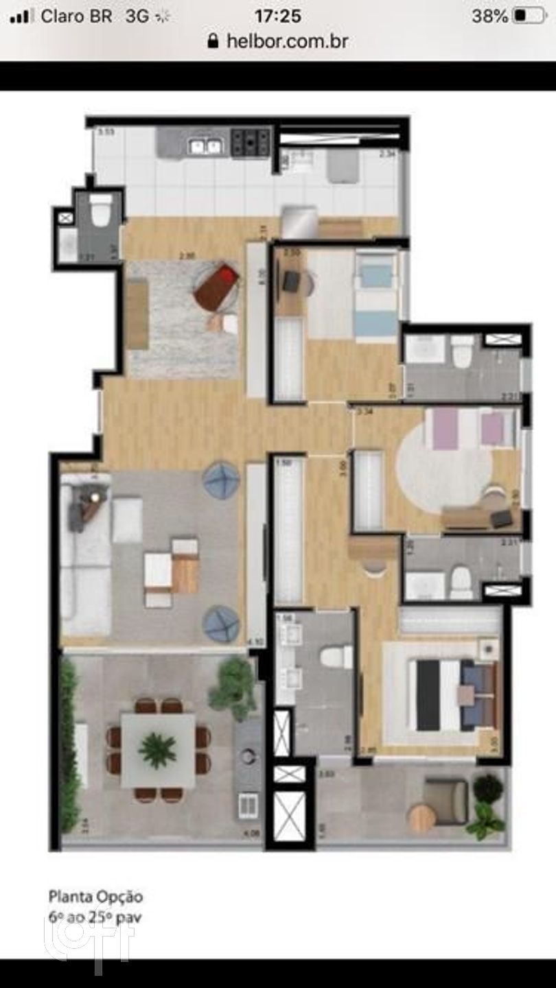 Apartamento à venda com 3 quartos, 122m² - Foto 8