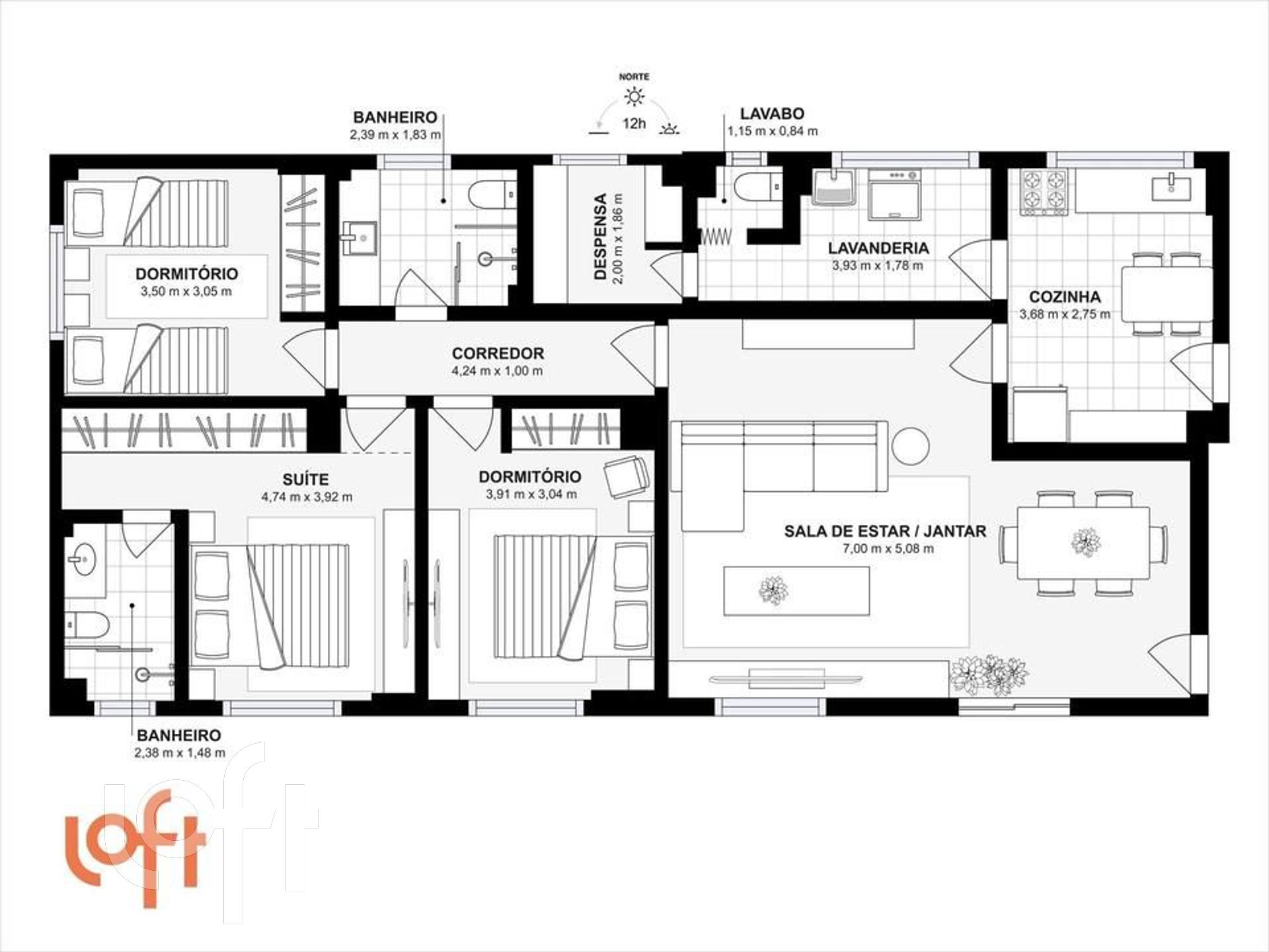 Apartamento à venda com 3 quartos, 112m² - Foto 19