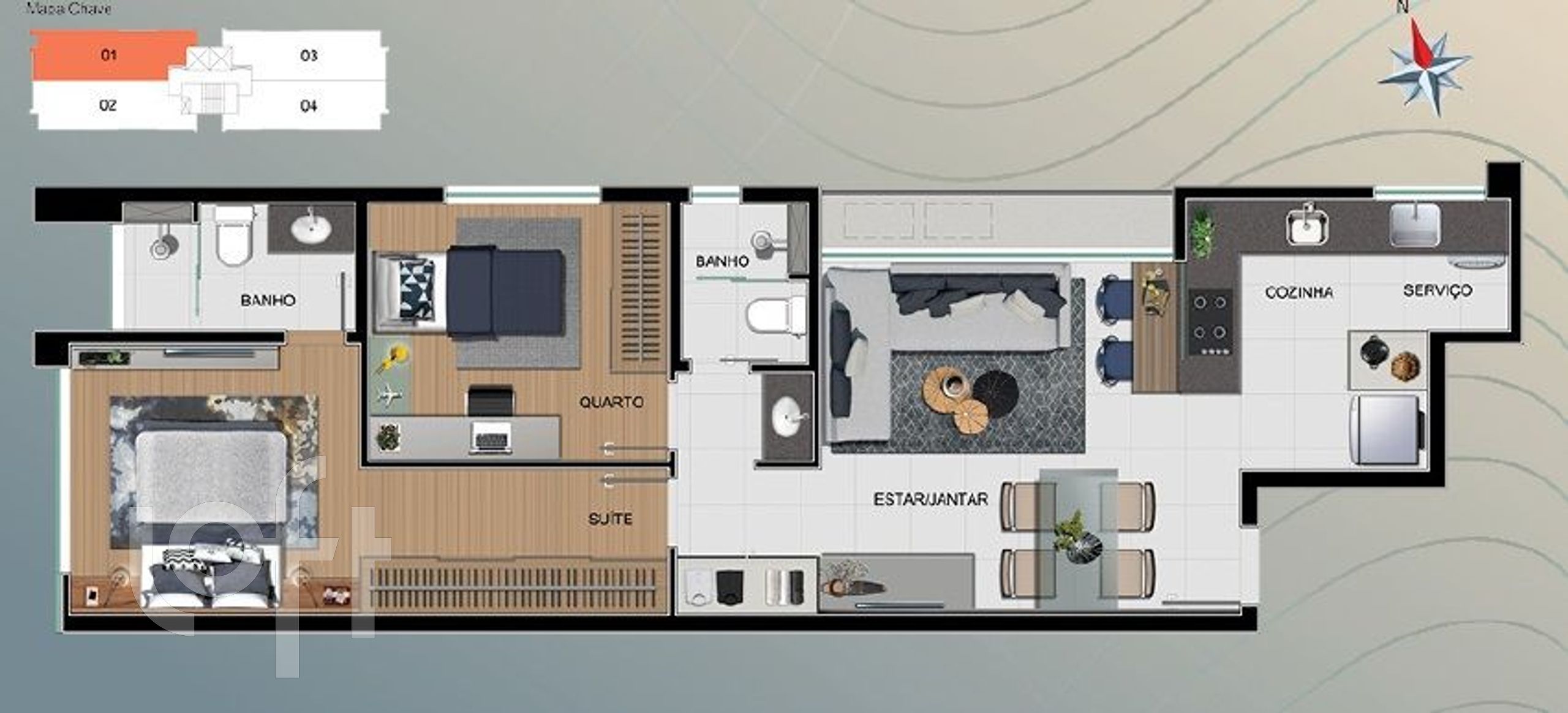 Apartamento à venda com 2 quartos, 65m² - Foto 9