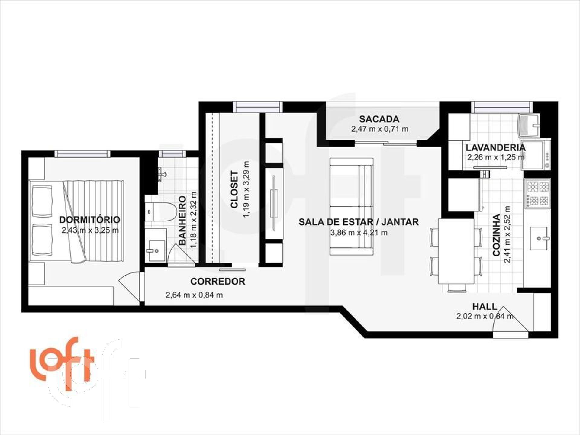 Apartamento à venda com 2 quartos, 50m² - Foto 43