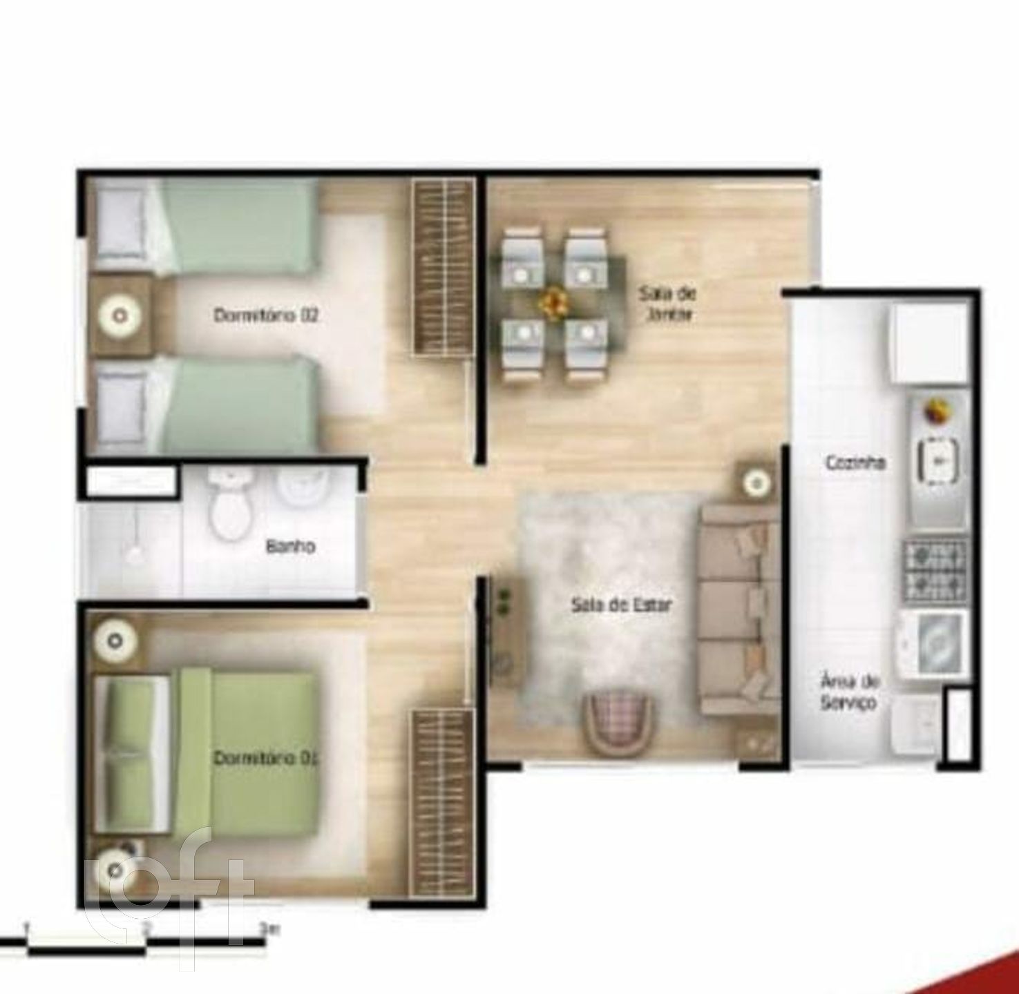 Apartamento à venda com 2 quartos, 40m² - Foto 11