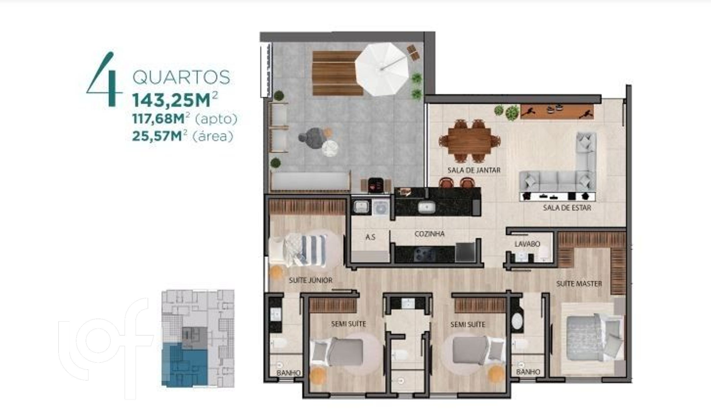 Apartamento à venda com 4 quartos, 29m² - Foto 7