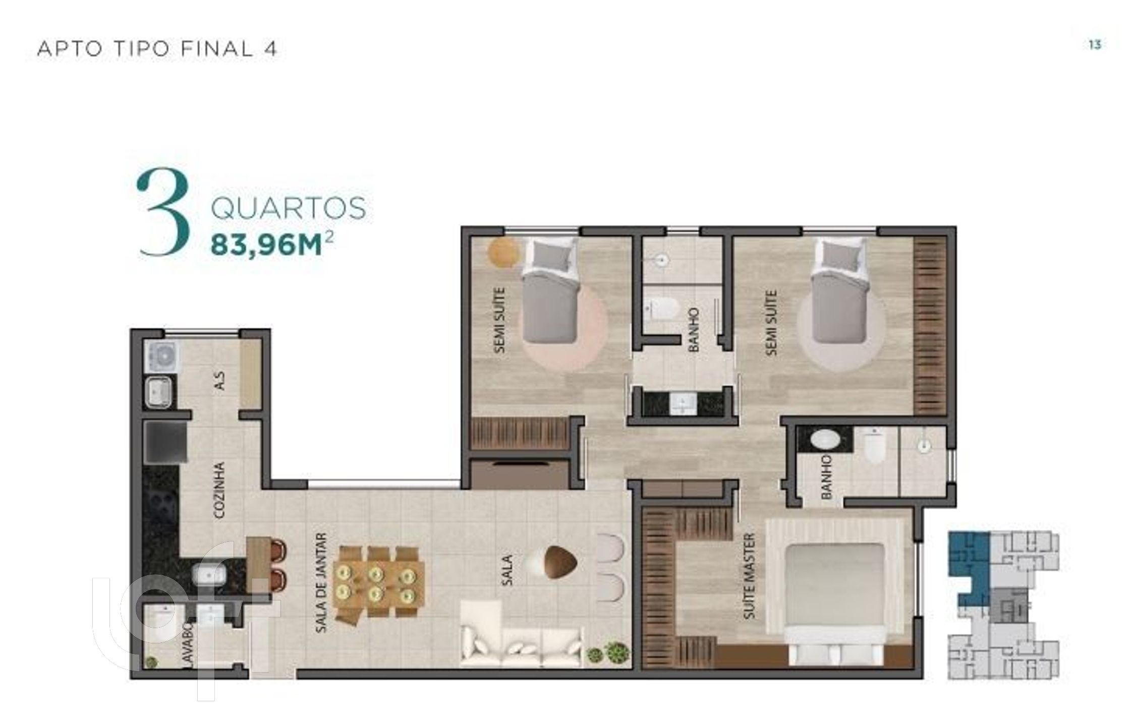 Apartamento à venda com 4 quartos, 29m² - Foto 6