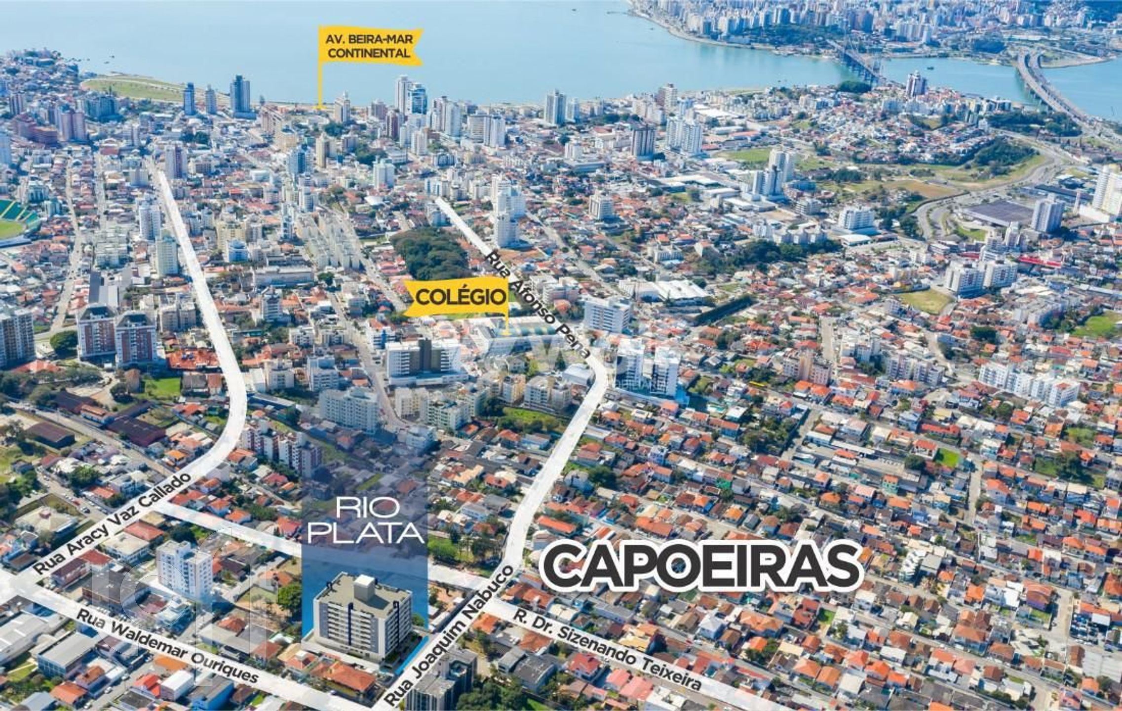 Apartamentos com 80m², 3 quartos, 1 suíte, 2 garagens, no bairro Capoeiras em Florianópolis