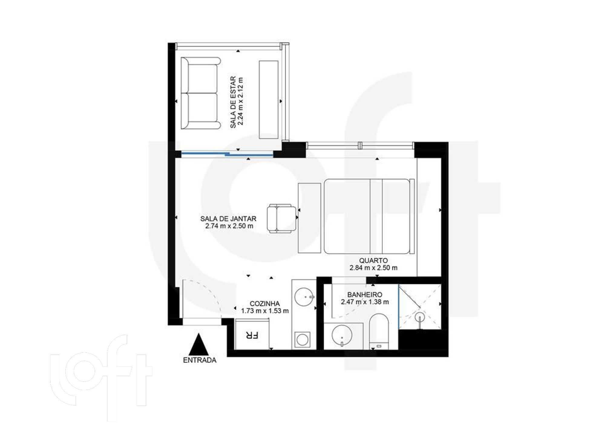 Apartamento à venda com 1 quarto, 30m² - Foto 20